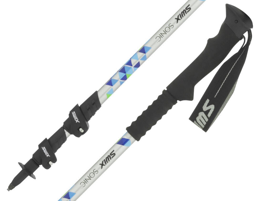 Swix Sonic Tourer Unisex 3-teilige Aluminium-Wanderstöcke Klemmverschlußsytem 1Paar NEU