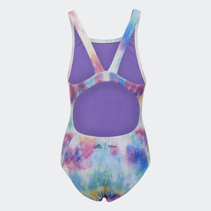 adidas X DAISY DUCK TIEDYE Mädchen Badeanzug Schwimmen bunt NEU