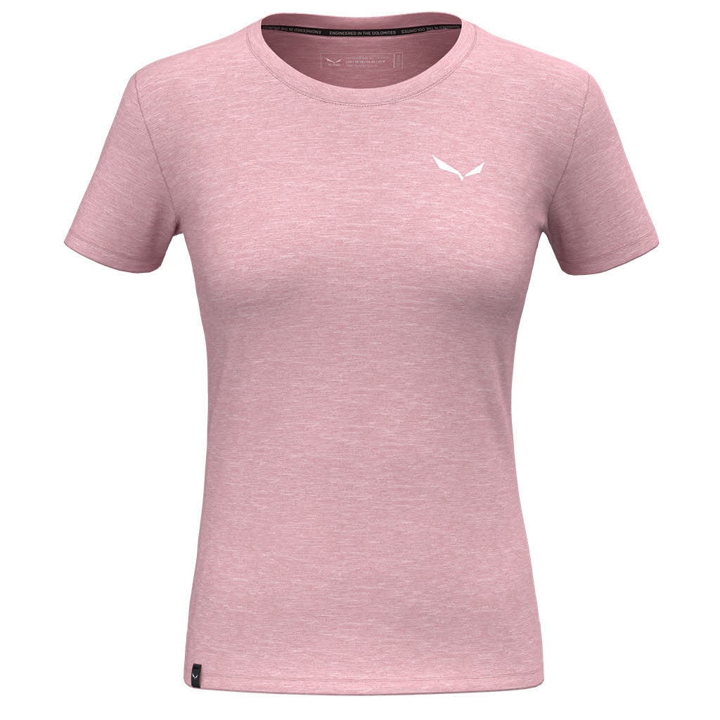 Salewa EAGLE MINILOGO AM T-SHIRT W Funktionsshirt Damen rosa