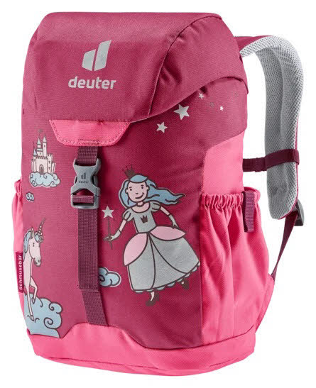 Deuter Schmusebär Kinderrucksack mit seitlichen Außentaschen Verstellbarer Brustgurt Rosa NEU