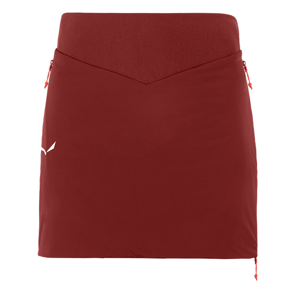 SALEWA Rock ORTLES TWR STRETCH W SKIRT winddicht wasserabweisend Damen rot