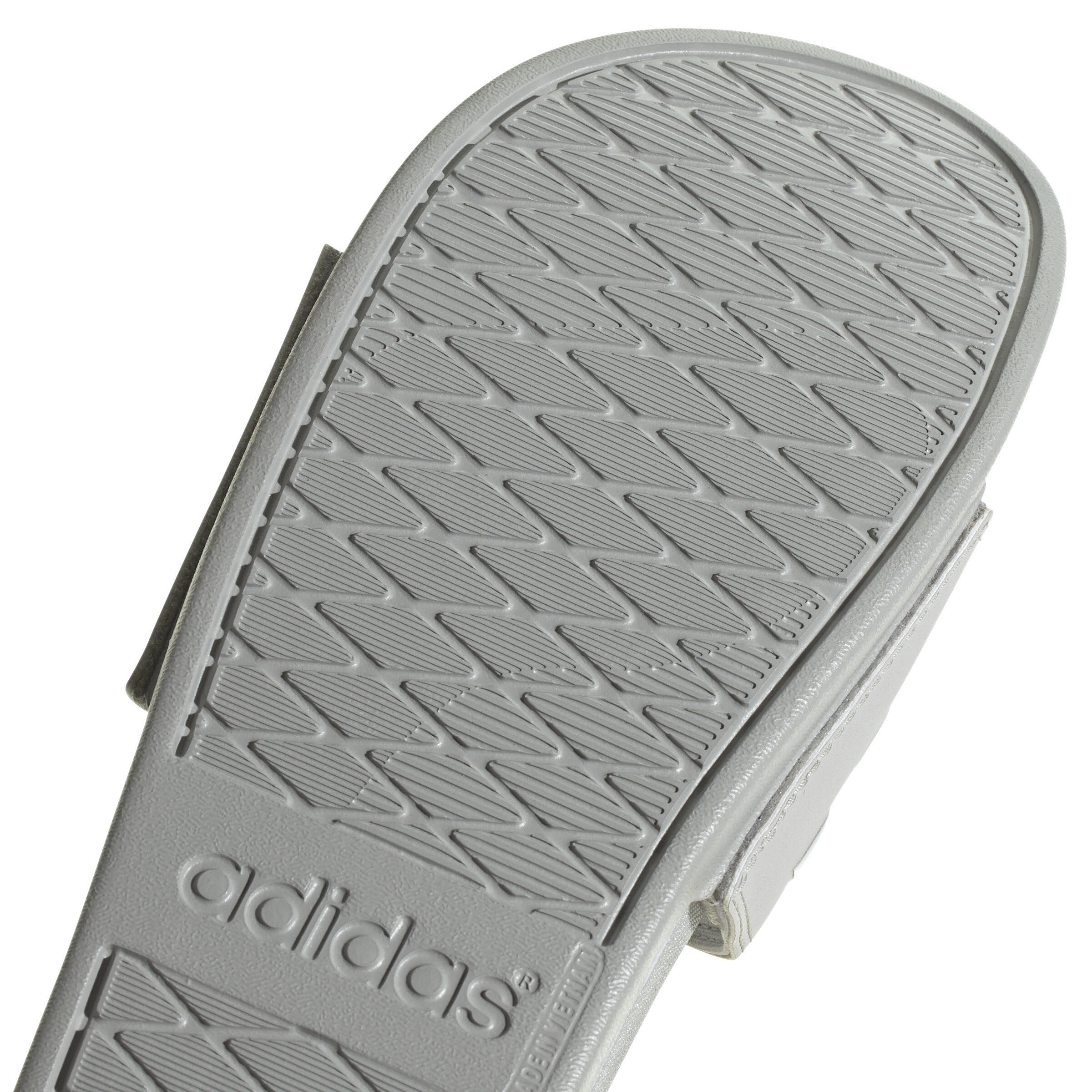 adidas Adilette Comfort Damen Badeschuh Grau Silber