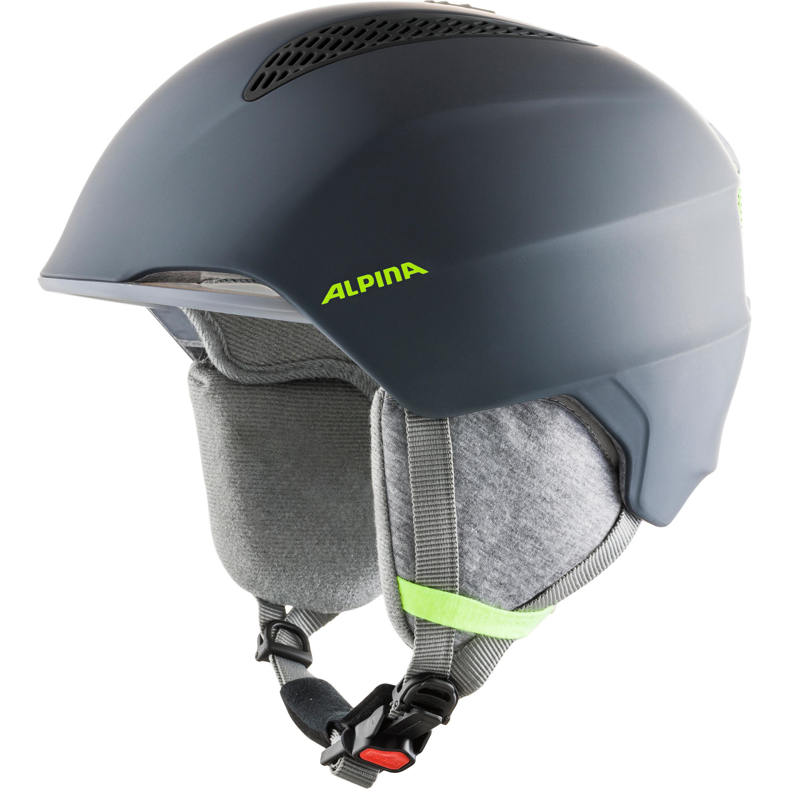 Alpina Grand Jr. Kinder Junior Skihelm Snowboardhelm charcoal-neon matt NEU