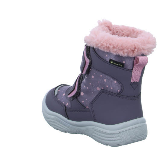 Superfit Klettstiefel Mädchen Winterstiefel Stiefelette lila