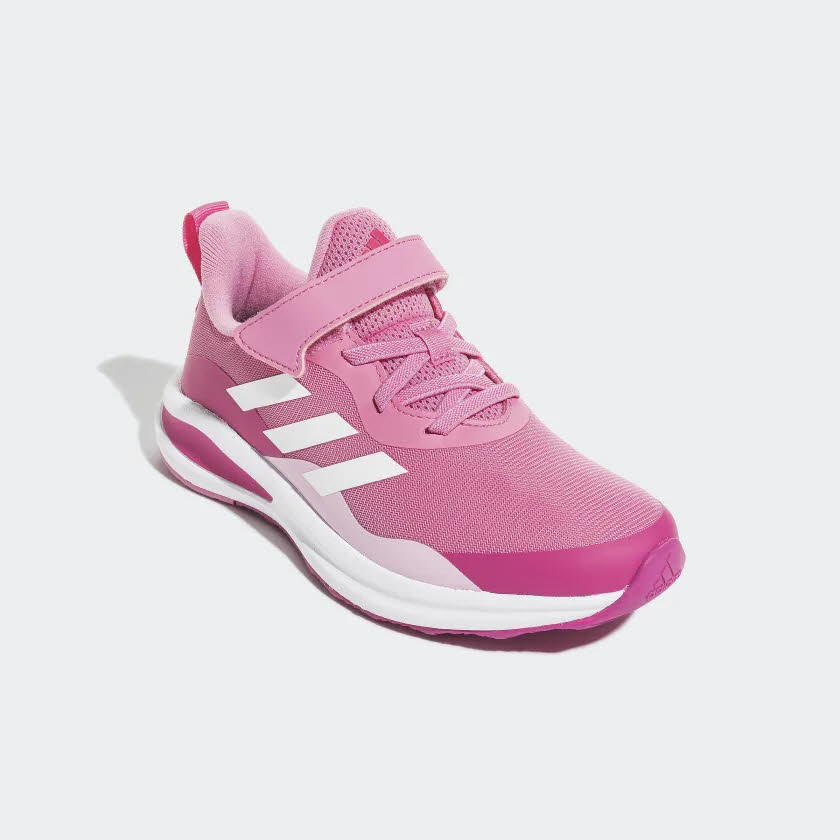 adidas FortaRun Sport Elastic Lace Top Strap Mädchen Laufschuhe Sportschuhe Sneaker rosa