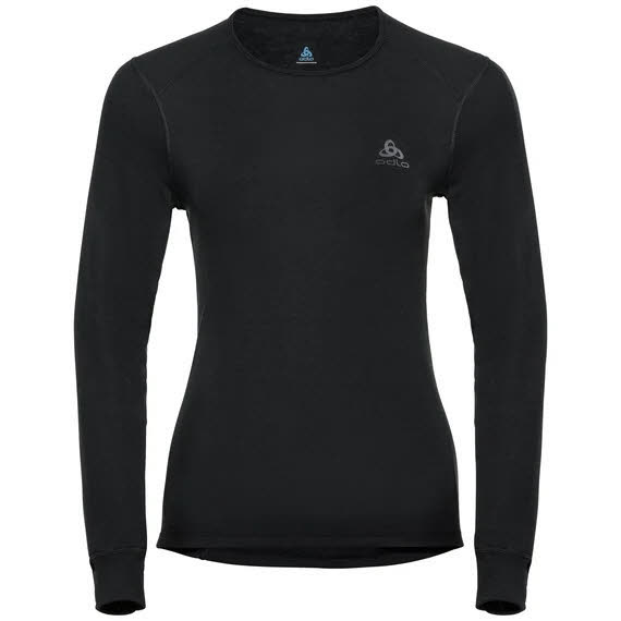 Odlo Active warm Funktionsunterwäsche Damen Langarmshirt Midlayer schwarz