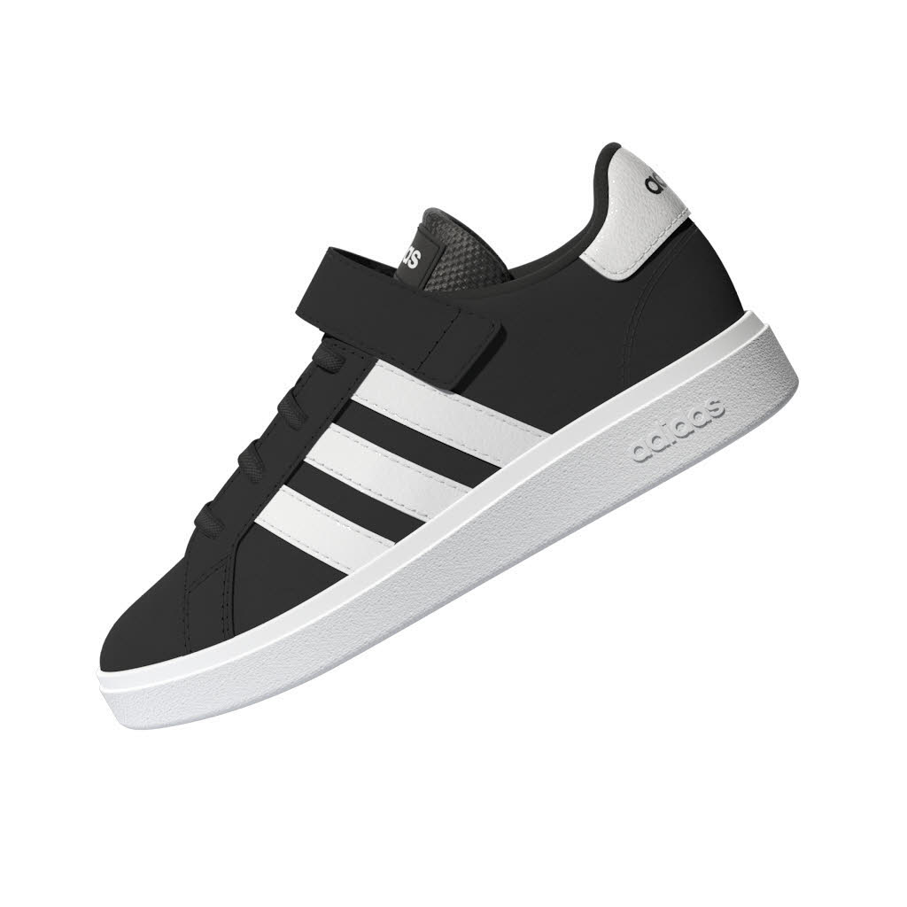 adidas Grand Court Lifestyle Jungen Top Strap Schuh Lifestyle Schuh schwarz