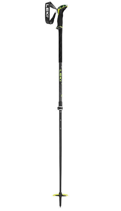 Leki Guide 2 Unisex Skitourenstock stufenlos verstellbar schwarz