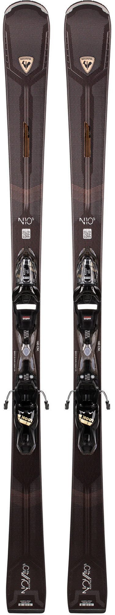 Rossignol NOVA 10 TI XP11 Alpin-Ski Damenski Carver Wintersport 23/24 braun NEU