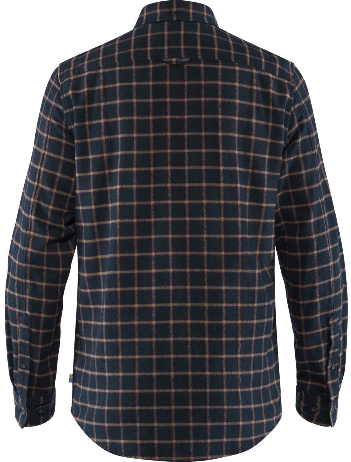 Fjällräven Övik Flannel Shirt Hemd Baumwolle PFC-frei Herren Blau