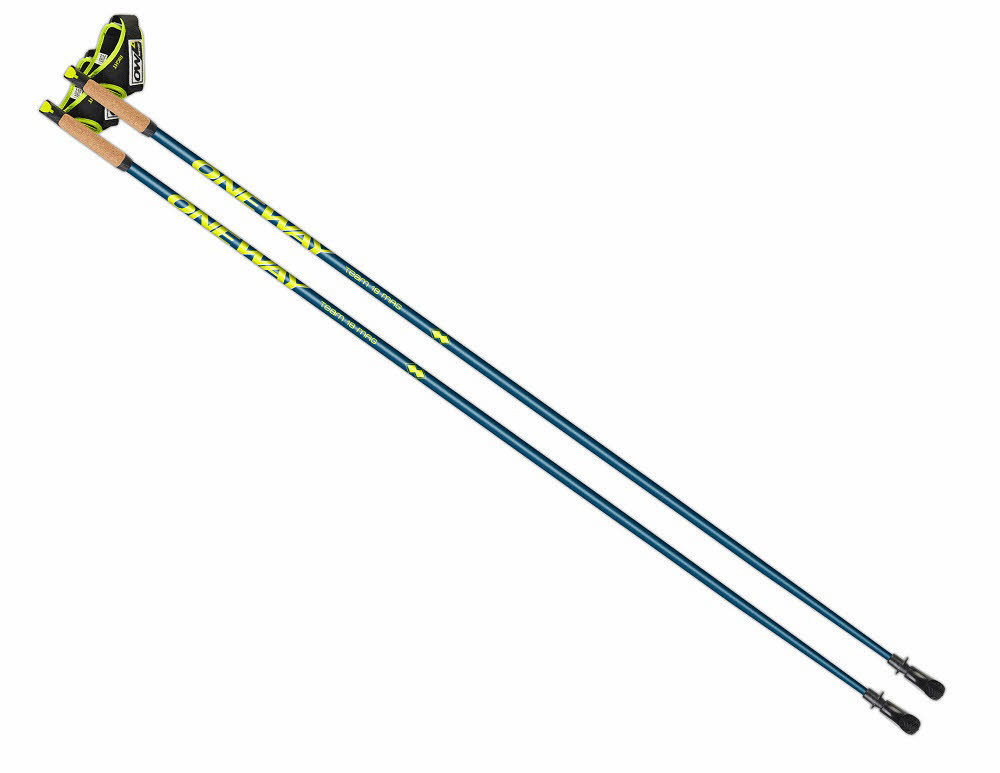 One Way Team 18 MAG Nordic Walking Stöcke Outdoor Freizeitstöcke blau NEU