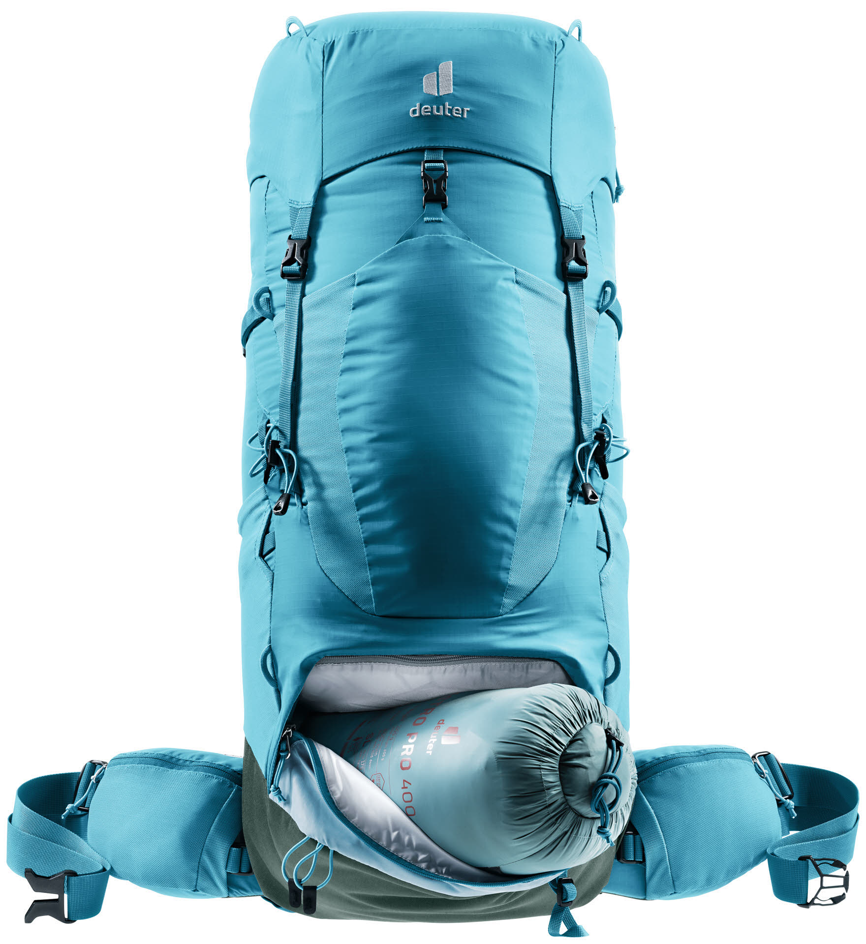 Deuter Aircontact Lite 45 + 10 SL Unisex Rucksack Wanderrucksack Trekkingrucksack blau