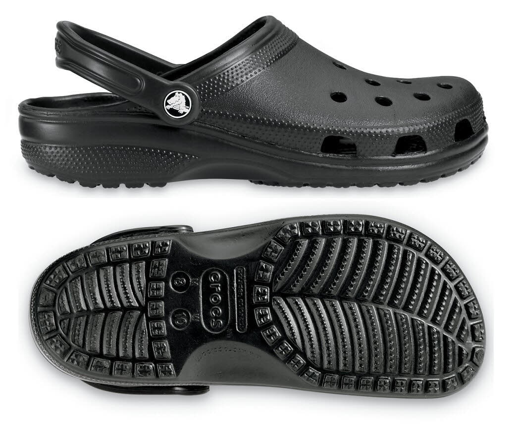 Crocs Classic Clog Herren Sandalen Badeschuhe Gartenclogs schwarz