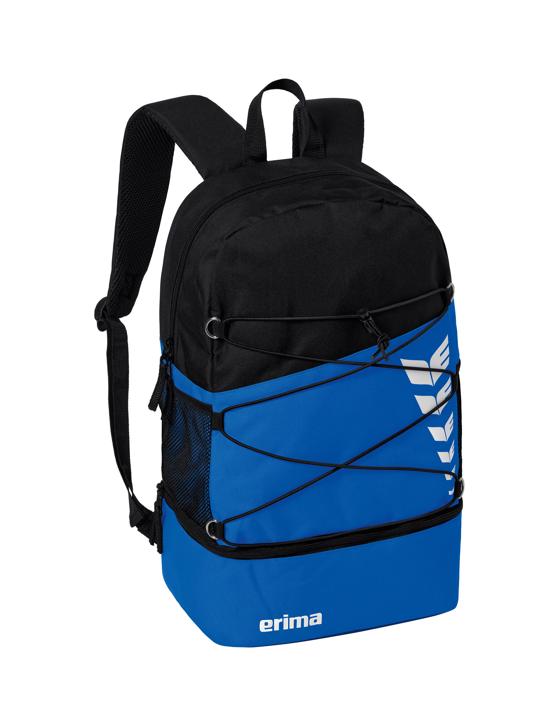 erima Six Wings Rucksack mit separatem Bodenfach Freizeit Schule blau
