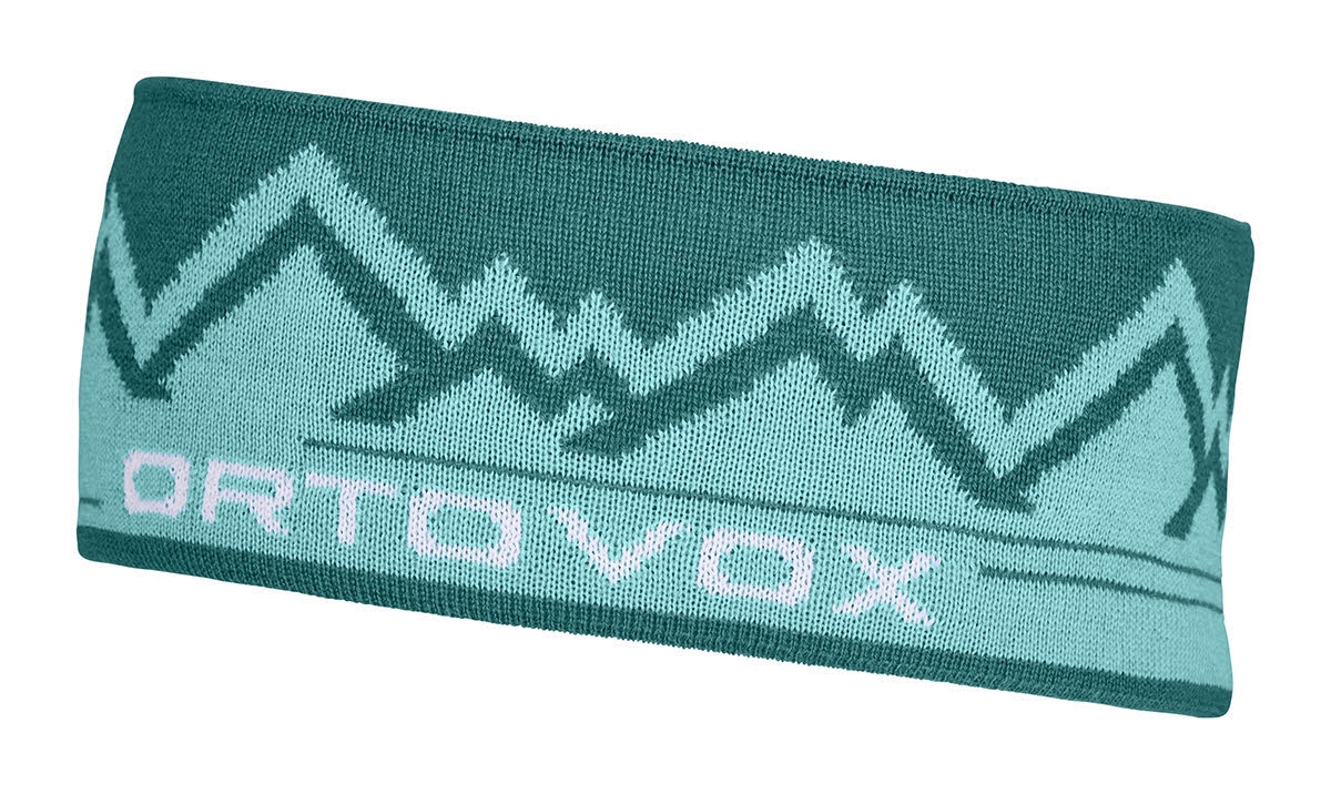 Ortovox PEAK HEADBAND Funktionsstirnband blaugrün