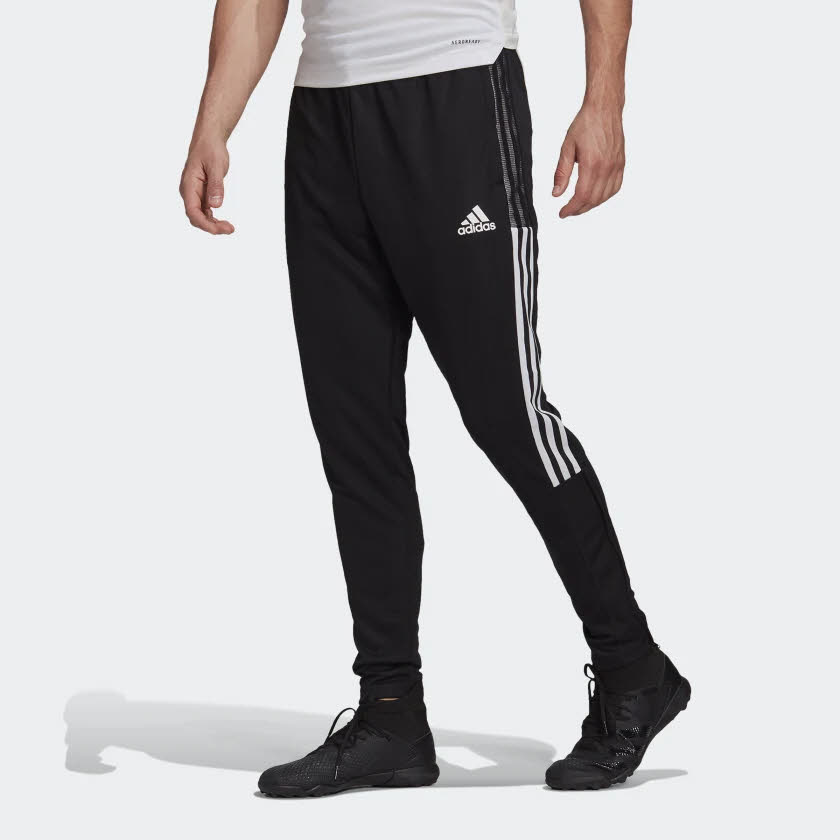 adidas TIRO 21 Trainingshose Fußballhose Jogginghose lang Herren schwarz NEU