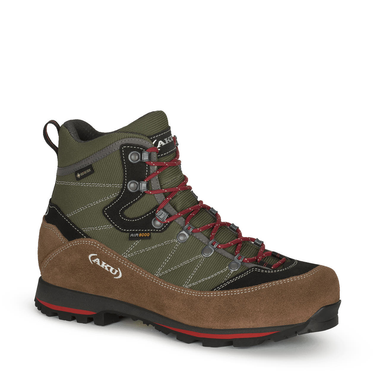 AKU TREKKER L.3 WIDE GTX Herren Wanderschuh wasserdicht grün/braun