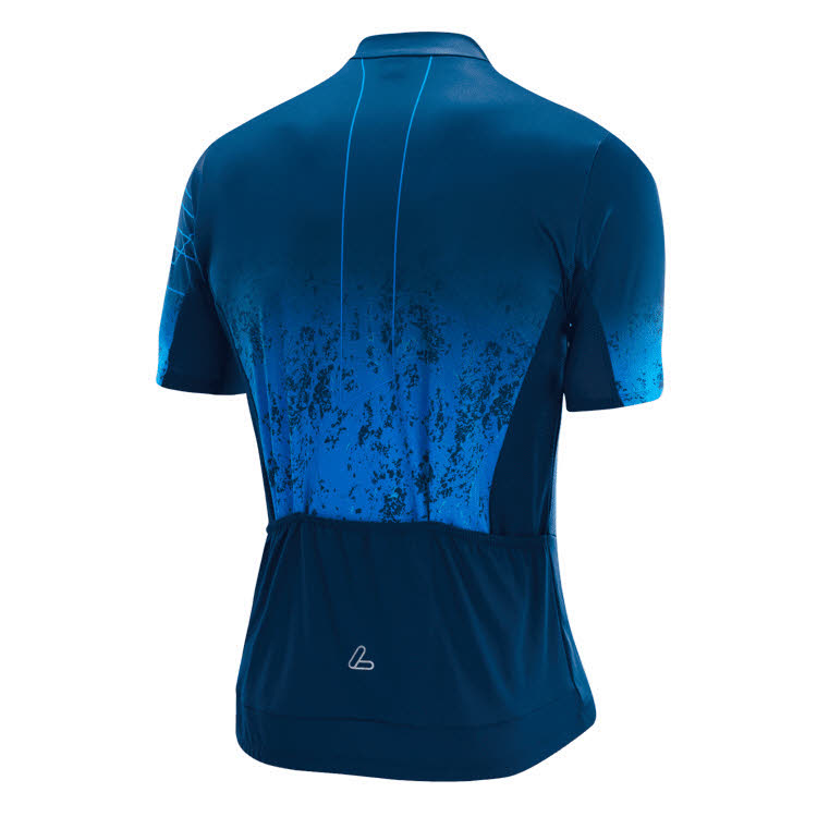 Löffler BIKE JERSEY FZ SHADOW Radtrikot kurz Radsport Herren blau NEU