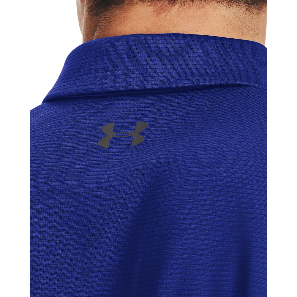 Under Armour Tech Polo BLK Herren Poloshirt T-Shirt blau