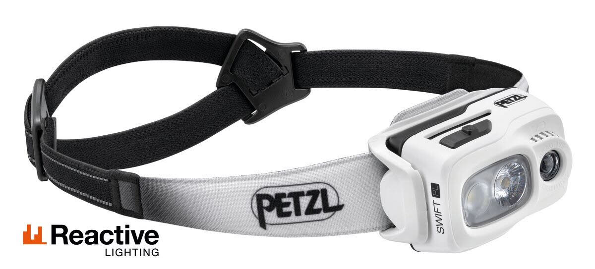 Petzl Swift RL Unisex Stirnlampe weiß