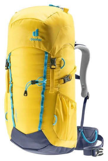 Deuter Climber Kinderrucksack mit Helmhalterung Wanderstockhalterung Gelb NEU