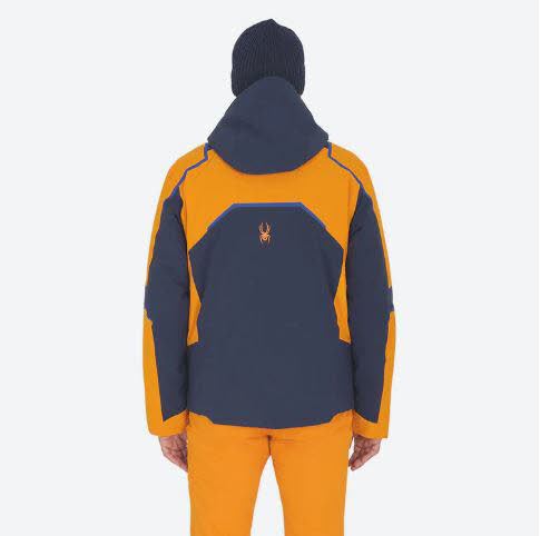 Spyder Titan Herren Skijacke Winterjacke Kapuzenjacke orange