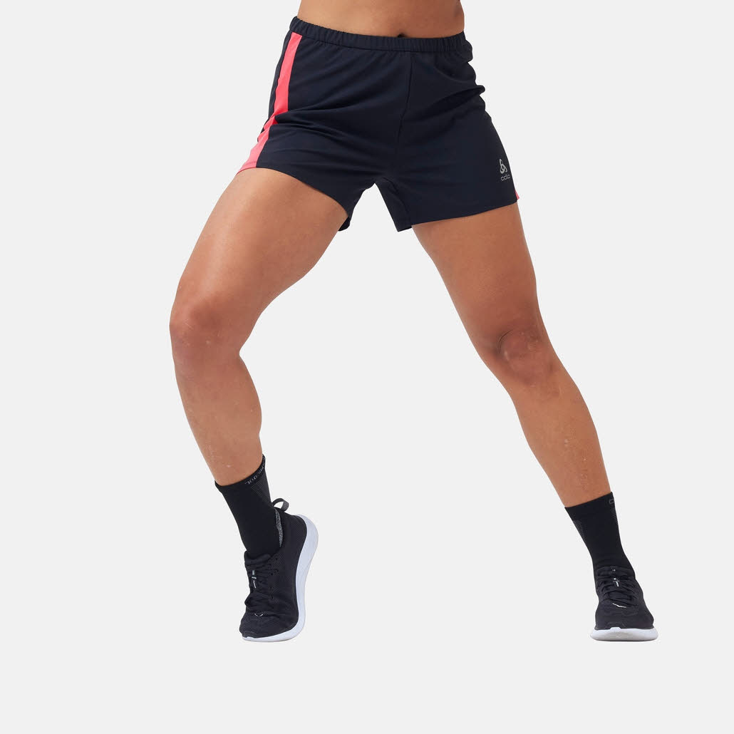 Odlo Da Short Essential Laufhose Freizeithose leicht Damen Schwarz