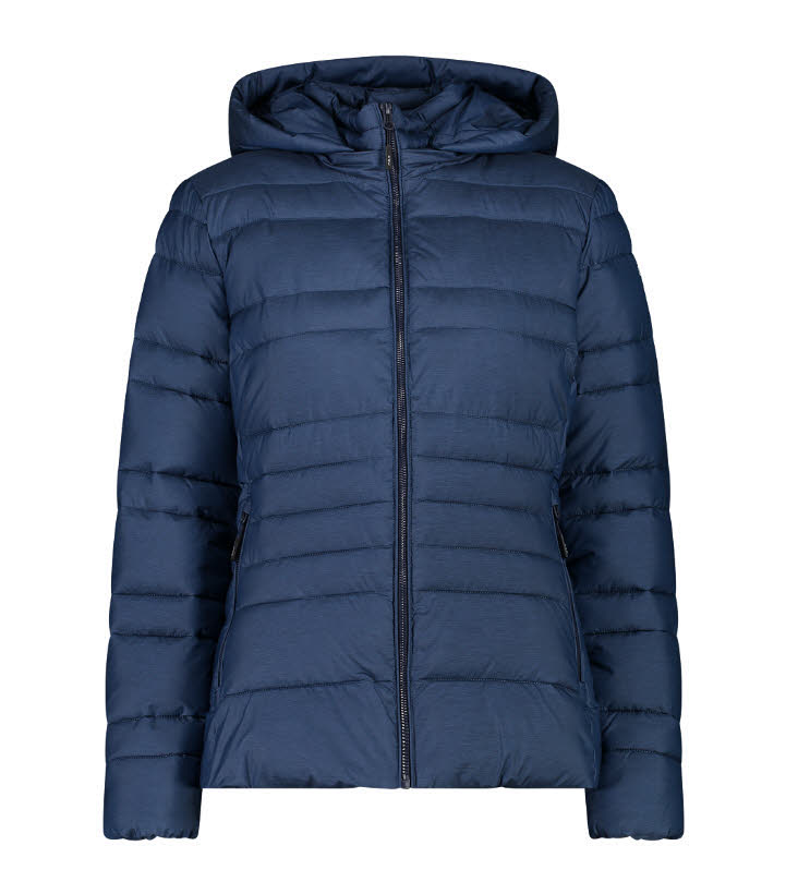 CMP Damen Kapuzenjacke Daunenjacke dunkelblau