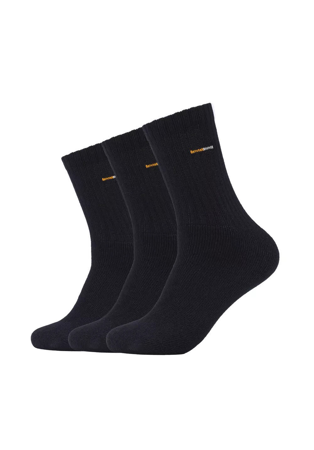 Camano Basic Sportsocke 3er Pack Unisex Socken schwarz NEU