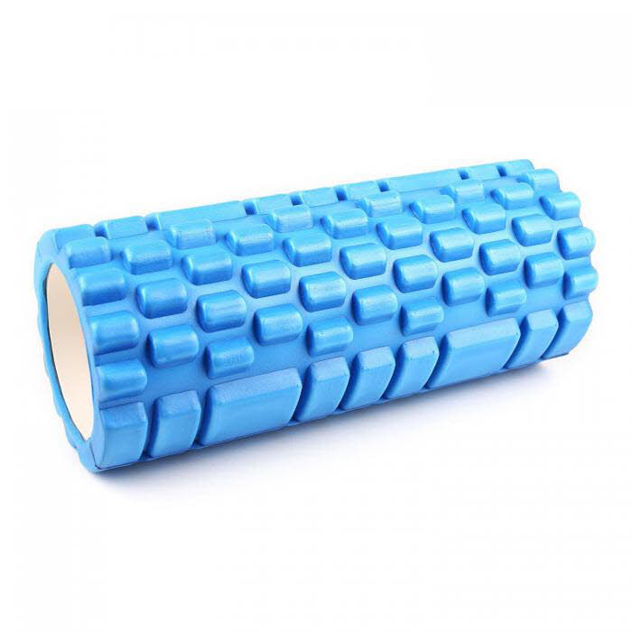 V3Tec Foam Roller Faszienrolle Massagerolle Fitnessrolle Gym Freizeit blau NEU