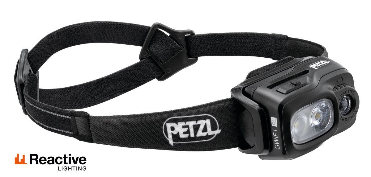 Petzl Swift RL Unisex Stirnlampe schwarz