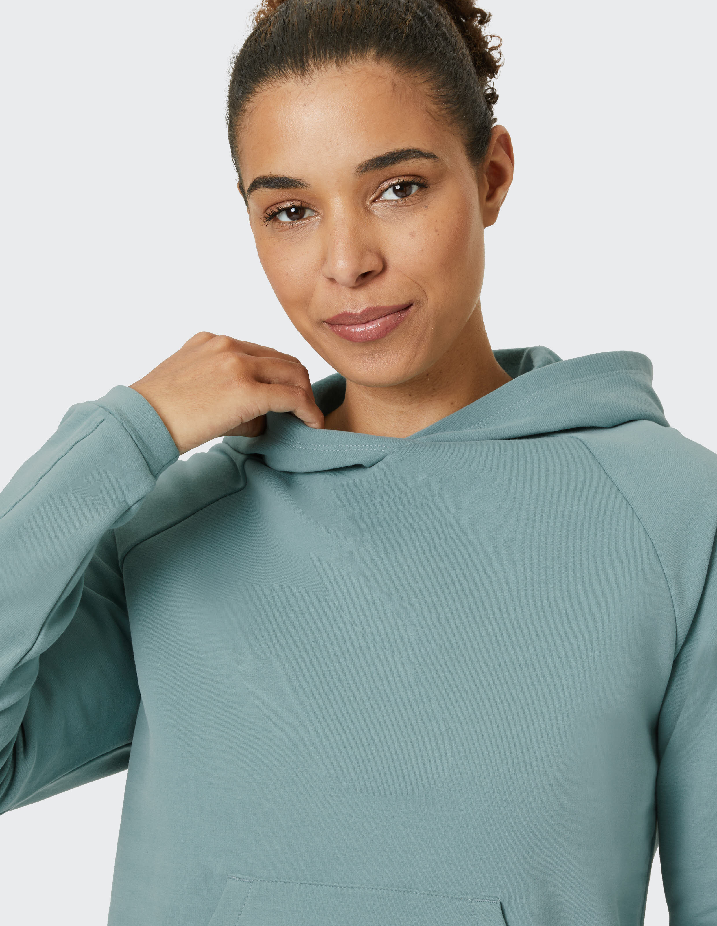 Venice Beach Liyana Damen Hoodie Kapuzenpullover blau