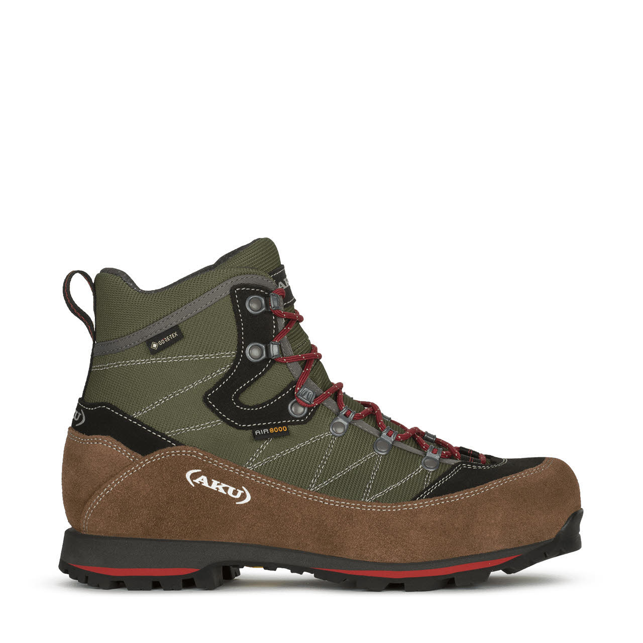 AKU TREKKER L.3 WIDE GTX Herren Wanderschuh wasserdicht grün/braun