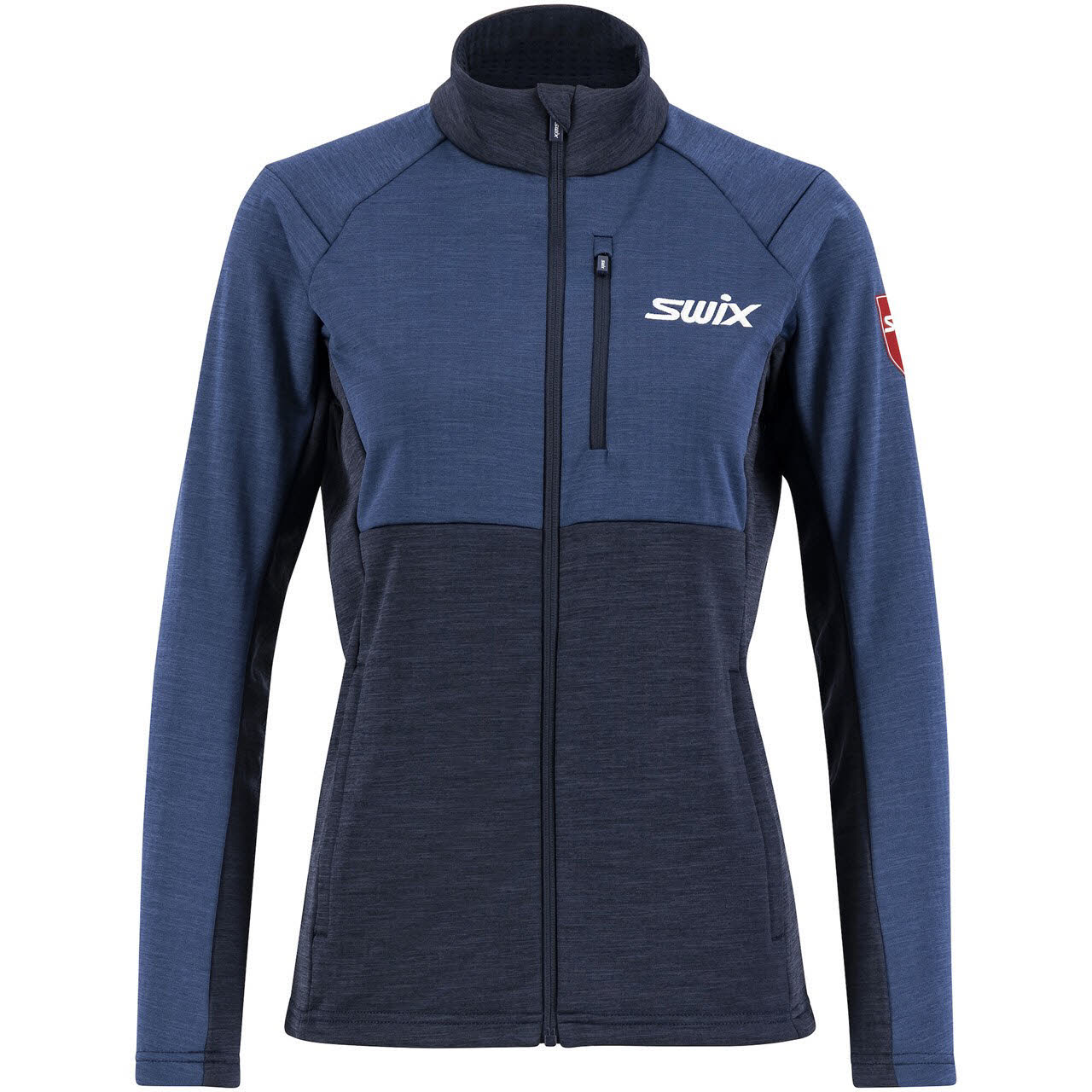 Swix Infinity midlayer jkt Damen Fleecejacke blau