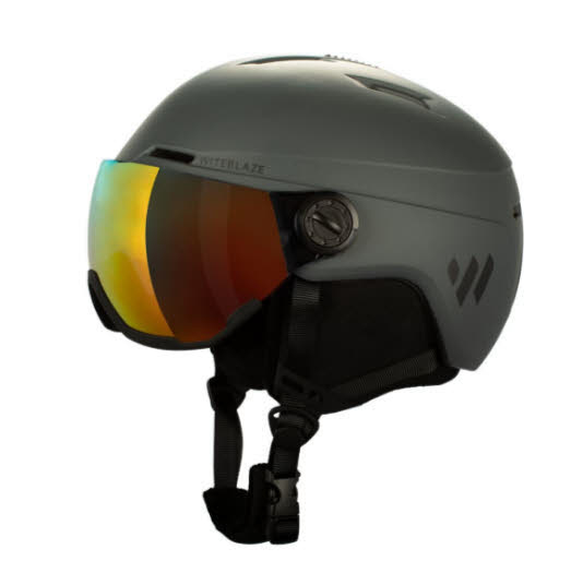 Witeblaze VISOR PRO Skihelm mit Visier unisex dunkelgrau