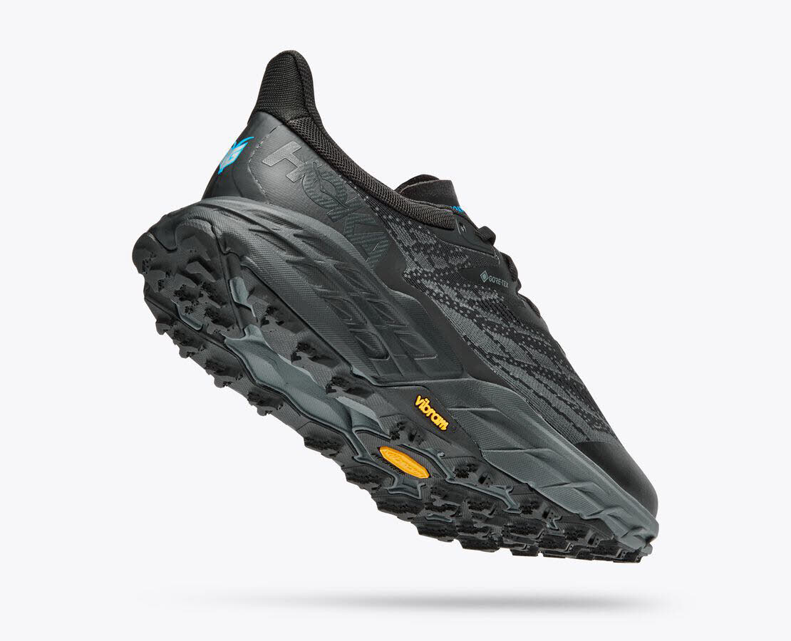 HOKA Speedgoat 5 GTX Herren Wanderschuh Trailrunningschuh schwarz