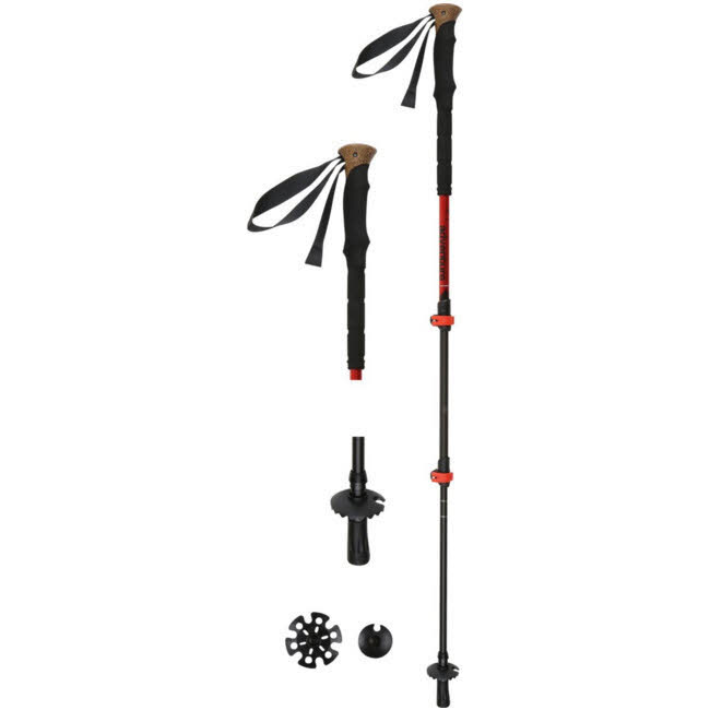 Witeblaze Adventure Unisex Wanderstöcke Trekkingstöcke Faltstöcke bis 135cm schwarz NEU