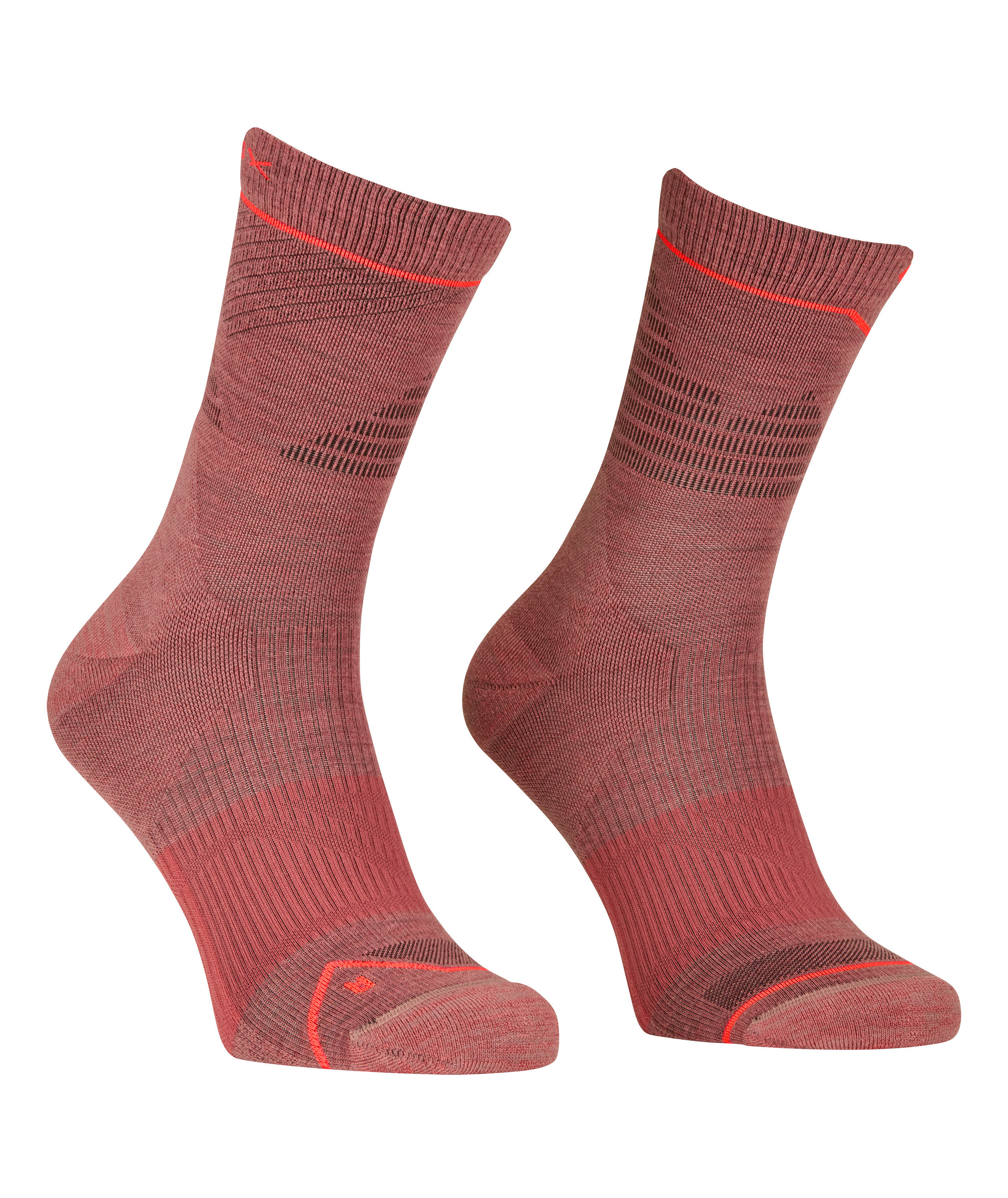 Ortovox Alpine Pro Comp Mid Socks W Damen Wandersocken rot