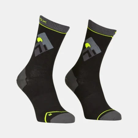 Ortovox Alpine Light Comp Mid Socks Herren Wandersocken schwarz