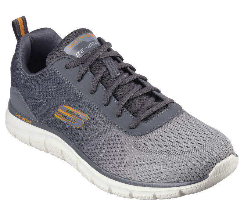 Skechers TRACK-RIPKENT Schnürer Sneaker Herren olivgrau