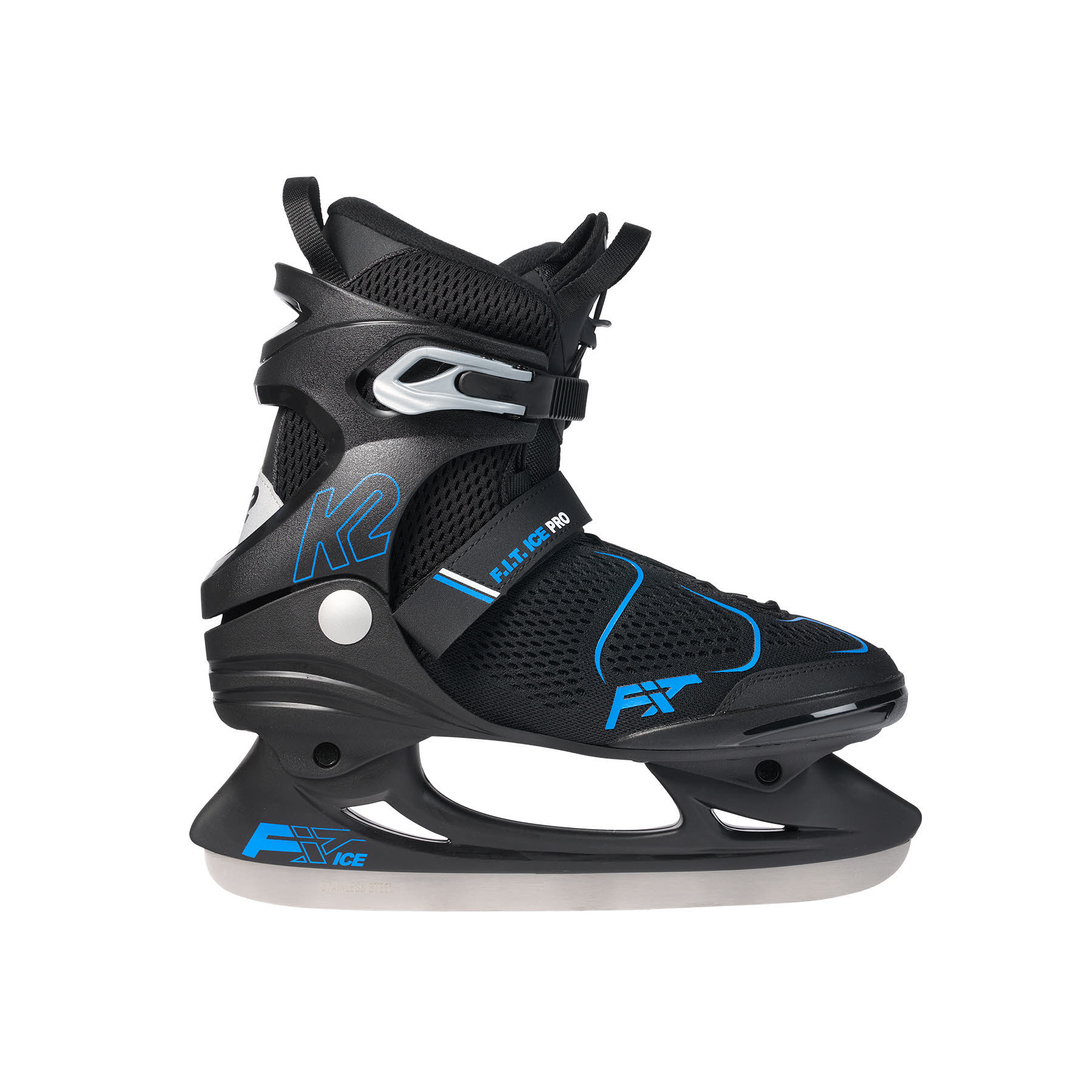 K2 F.I.T. Ice Pro Eislaufschuh Schlittschuh Herren schwarz blau