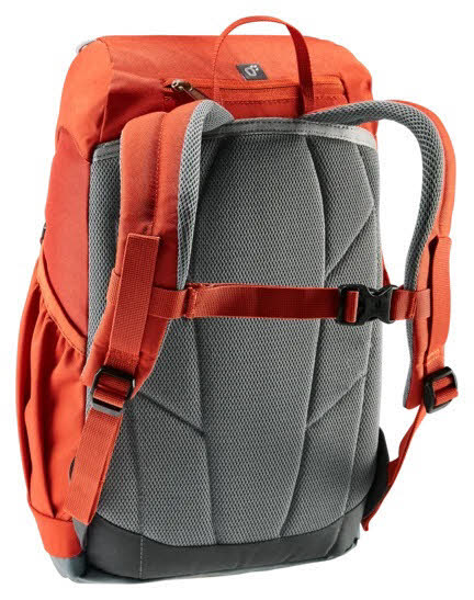 Deuter Waldfuchs 14 Kinderrucksack mit Regenhülle und Außentaschen Orange NEU