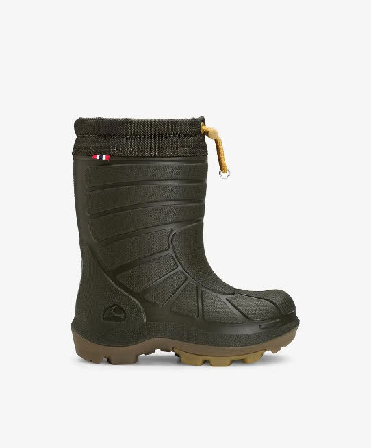 Viking Extreme Jungen Thermostiefel Gummistiefel gefüttert grün