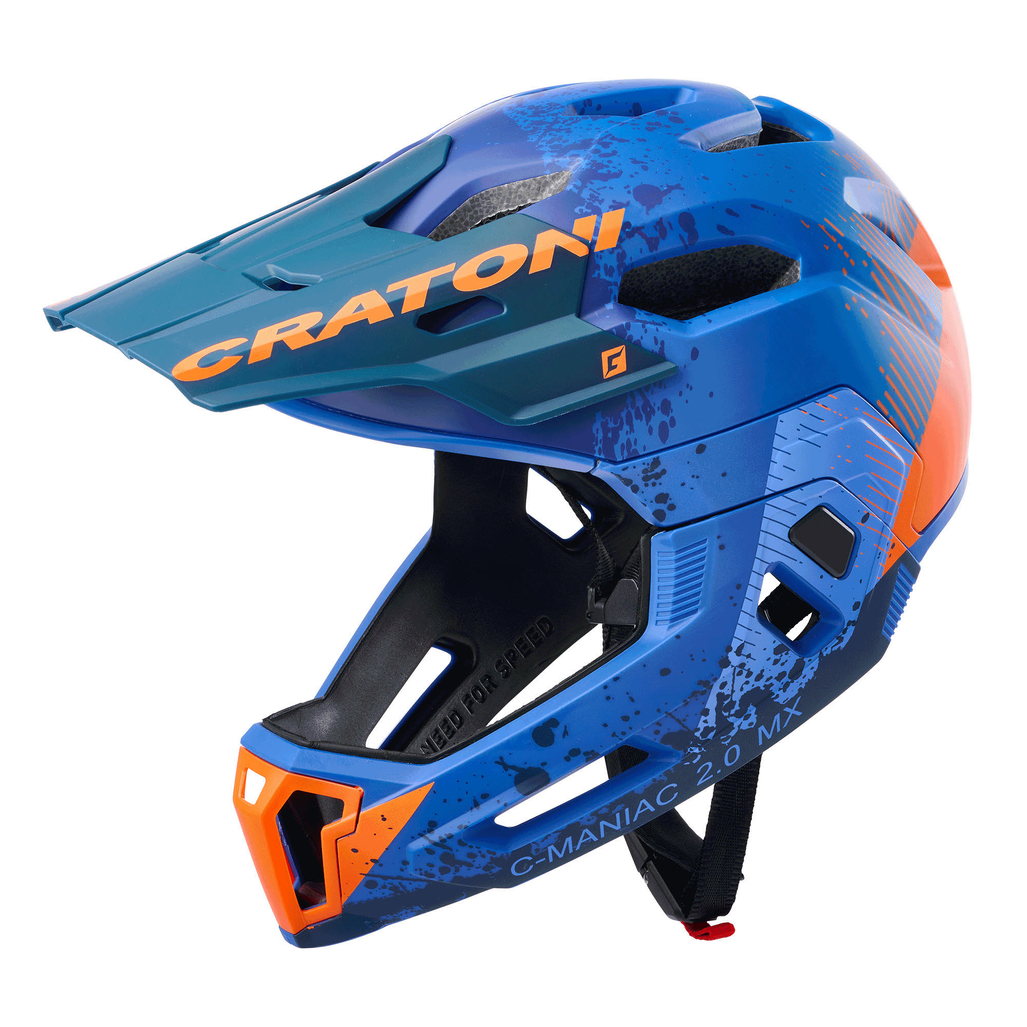 Cratoni C-Maniac 2.0 MX Herren Fahrradhelm leicht belüftet Schutz Komfort Trail Radtour blau NEU