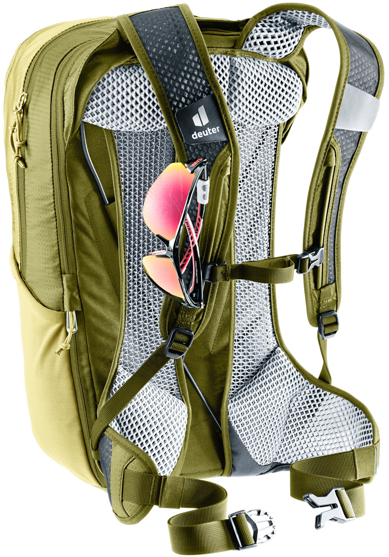 Deuter Race Air 14+3 Unisex Rucksack Fahrradrucksack grün