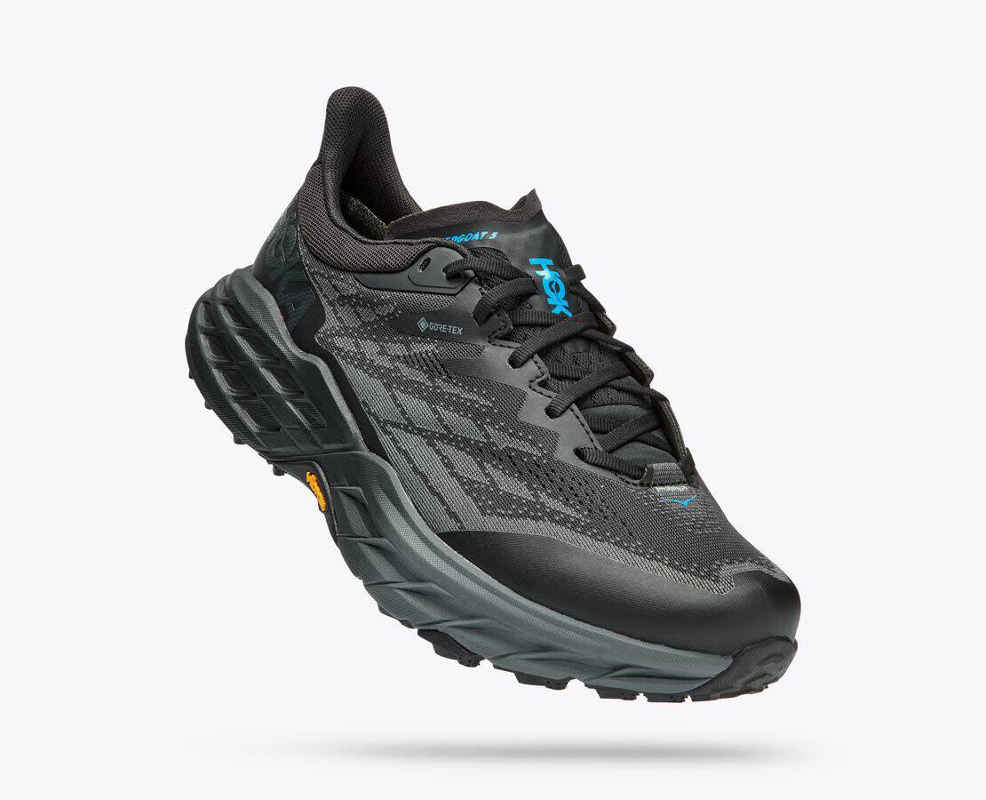 HOKA Speedgoat 5 GTX Herren Wanderschuh Trailrunningschuh schwarz