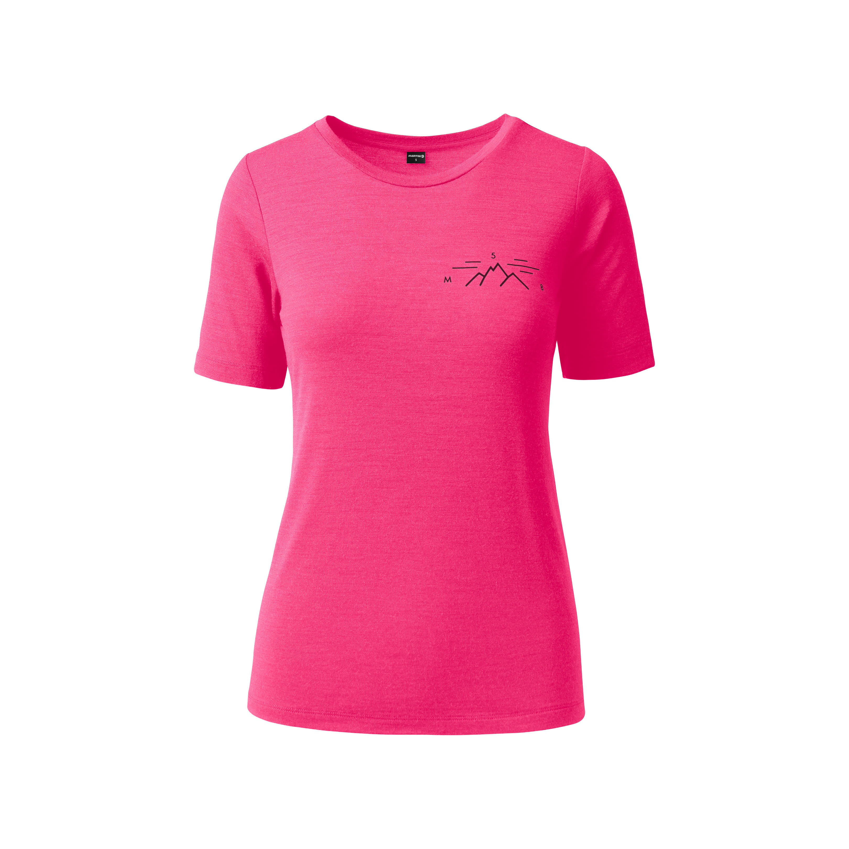 Martini Trektech Shirt W T-Shirt Funktionsshirt Freizeitshirt Damen pink