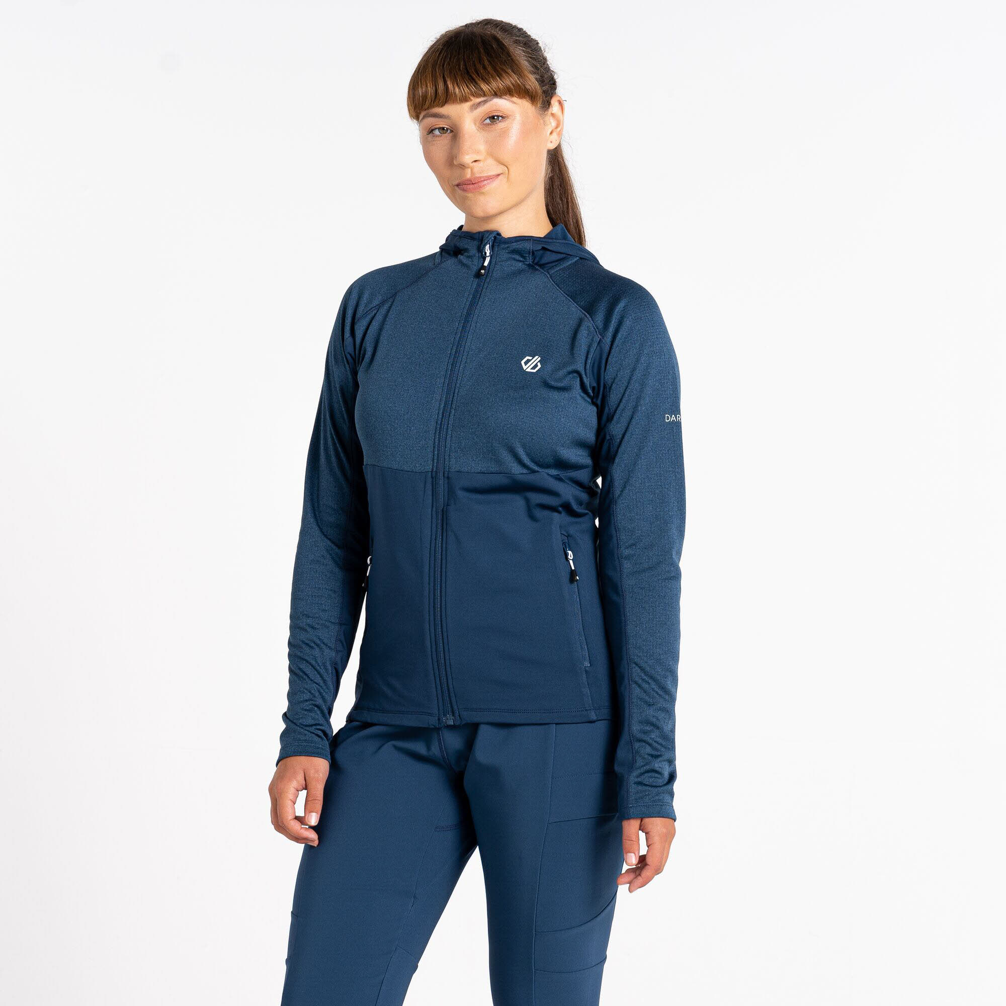 Dare2B Convey II Core Stretch-Midlayer Damen Outdoorjacke blau