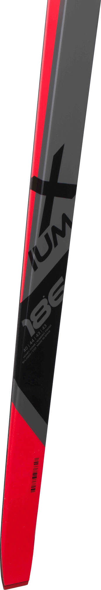 Rossignol X-IUM SKATING + R-SKATE-Bindung Skating-Ski schwarz grau rot