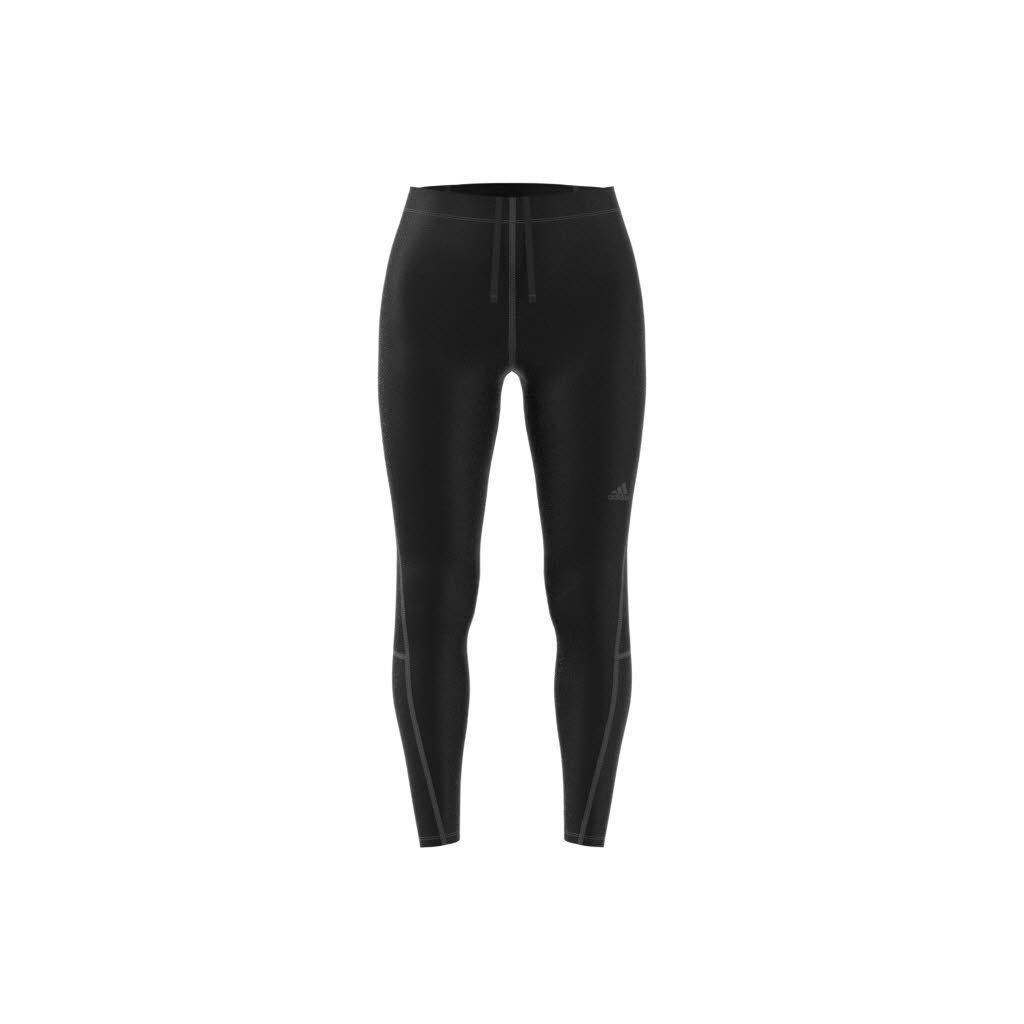 Adidas Run Icons Winter Running Leggings Recycelt Komfort Reflektierend Damen Schwarz